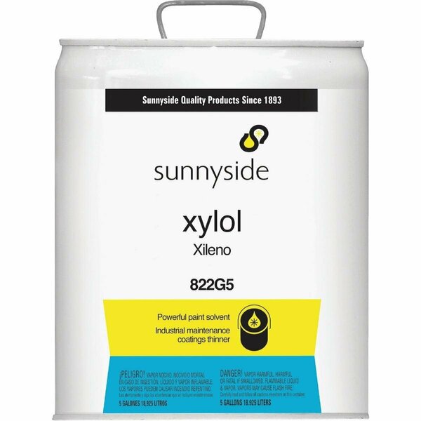 Sunnyside Xylol Solvent, 5 Gal. 822G5